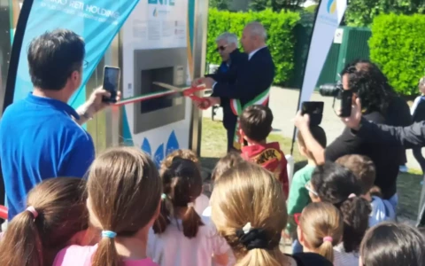 Galbiate: inaugurata la nuova casetta dell’acqua a Sala al Barro