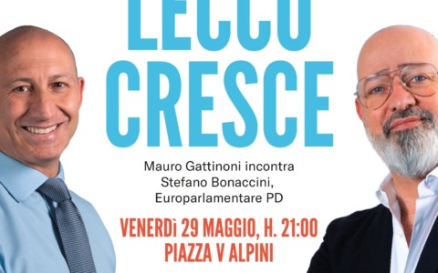 Lecco, domani sera Mauro Gattinoni incontra Stefano Bonaccini