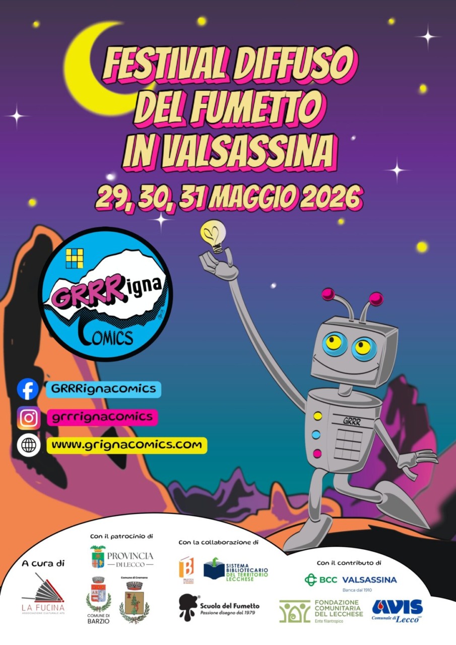 Il Grrrigna comics torna a fine mese in Valsassina