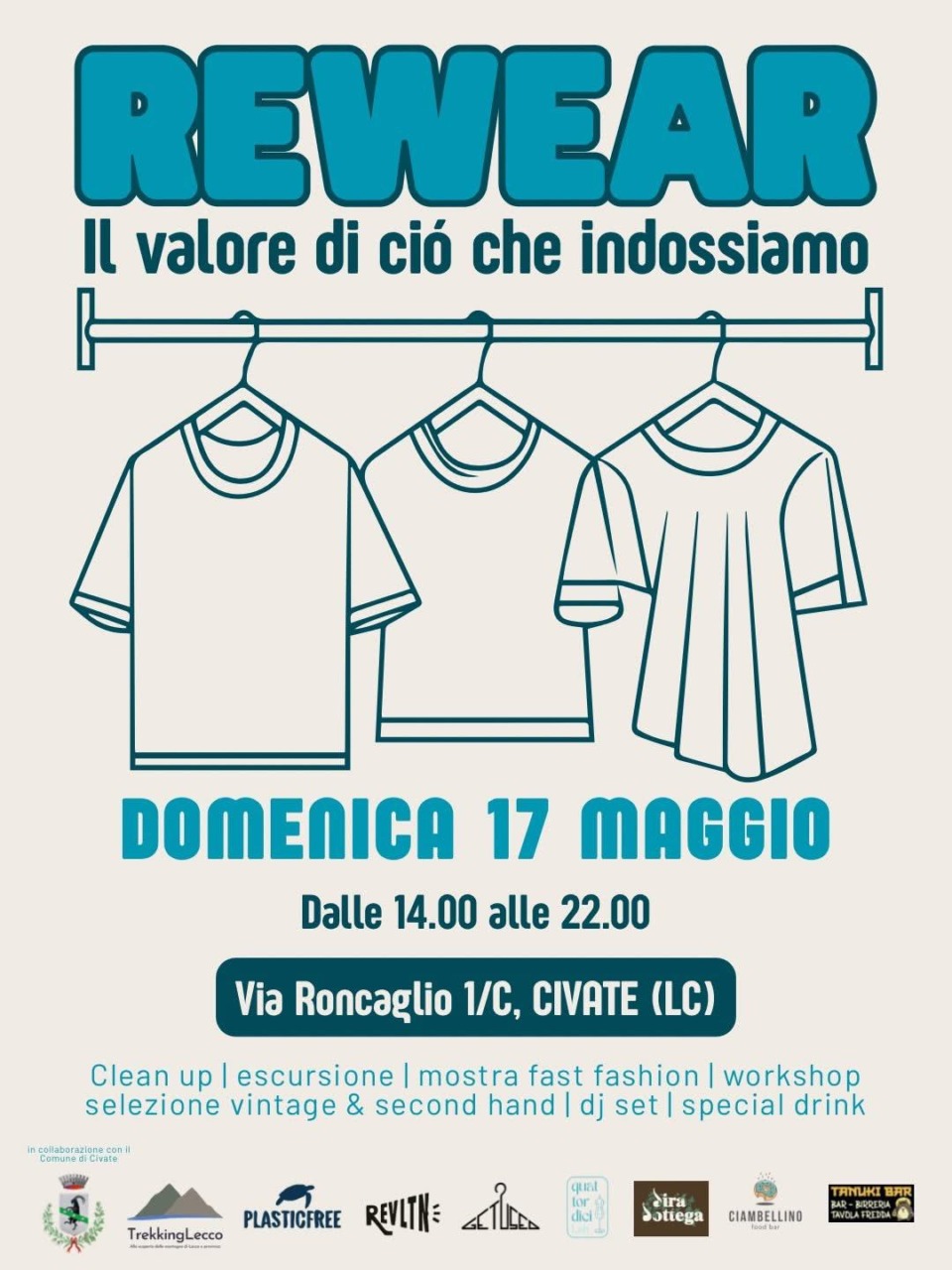 Moda sostenibile e attenzione all’ambiente: a Civate l’evento “Rewear”