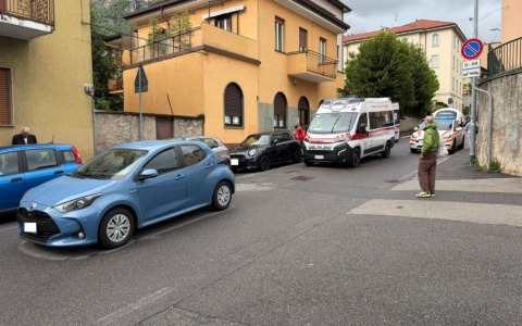 Lecco: paura per un bambino investito in via Petrarca