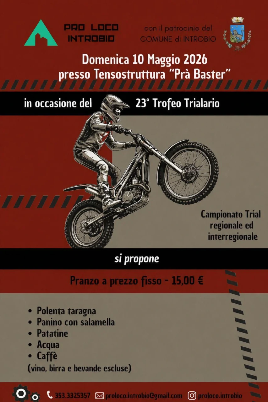 Introbio, torna il Trofeo Trialario: sport e tradizione con il pranzo della Pro Loco