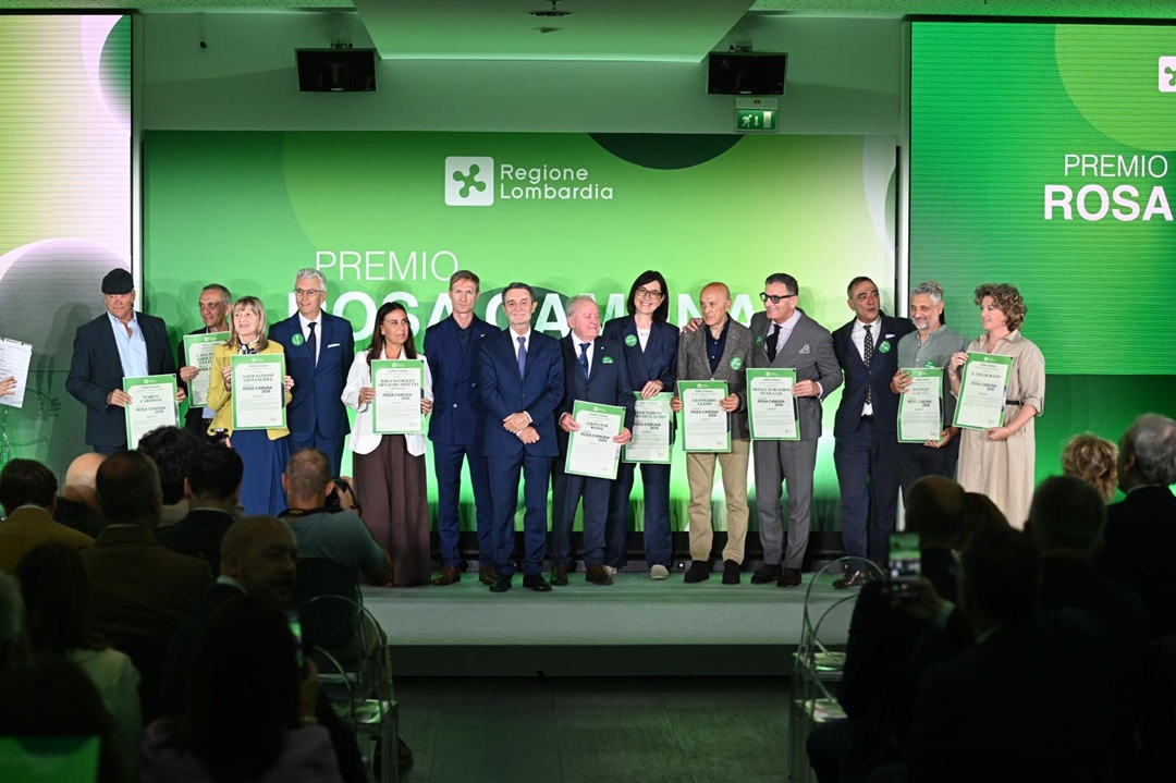 Orgoglio lecchese ai Rosa Camuna 2026: premiati Cariboni, Croce Verde e Amici di Claudio