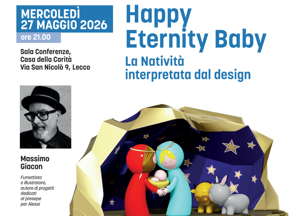 A Lecco la natività interpretata da fumettista e designer Massimo Giacon