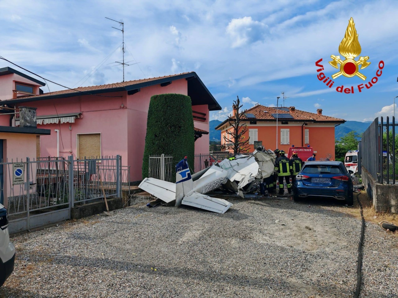 Precipita un Cessna 152 in Bergamasca: un morto e un ferito grave