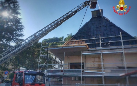 Incendio al nido Bonacina, al via la bonifica
