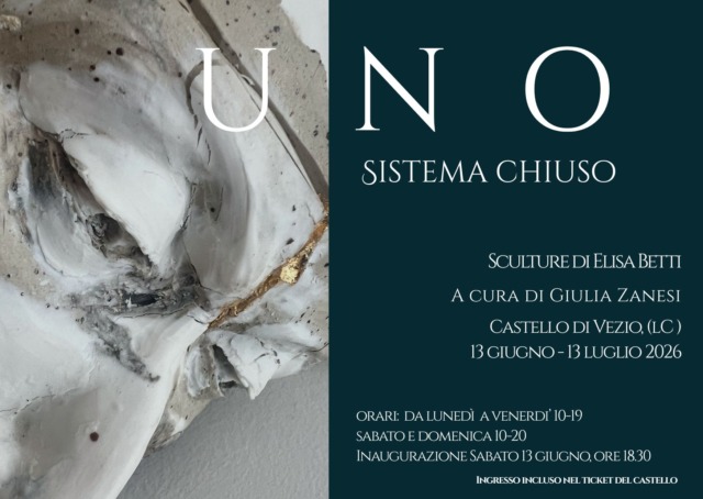 “Uno – Sistema Chiuso”: una mostra al Castello di Vezio curata dalla lecchese Giulia Zanesi