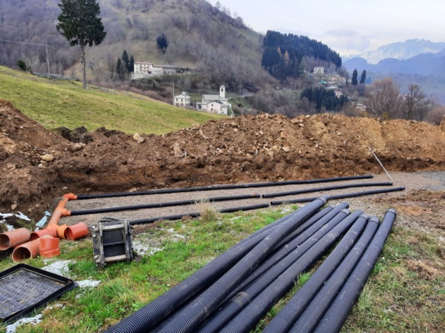 Morterone, conclusi i lavori di efficientamento della rete fognaria