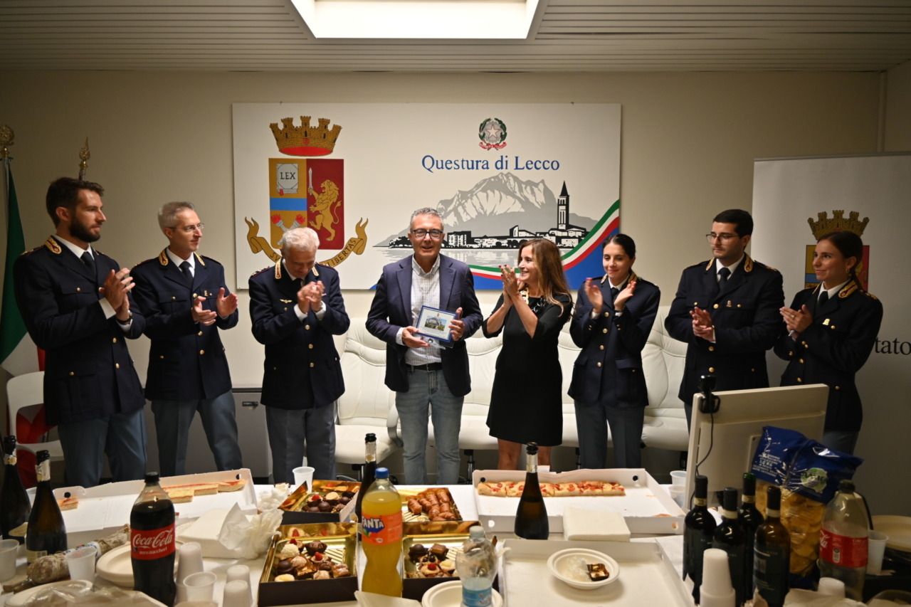 Lecco, il Commissario Capo Rosario Torrisi lascia la Polizia di Stato dopo 40 anni di servizio