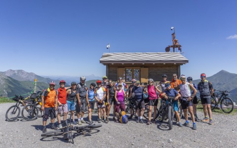 I bikers della Uoei in Mtb sull’alta Via del sale