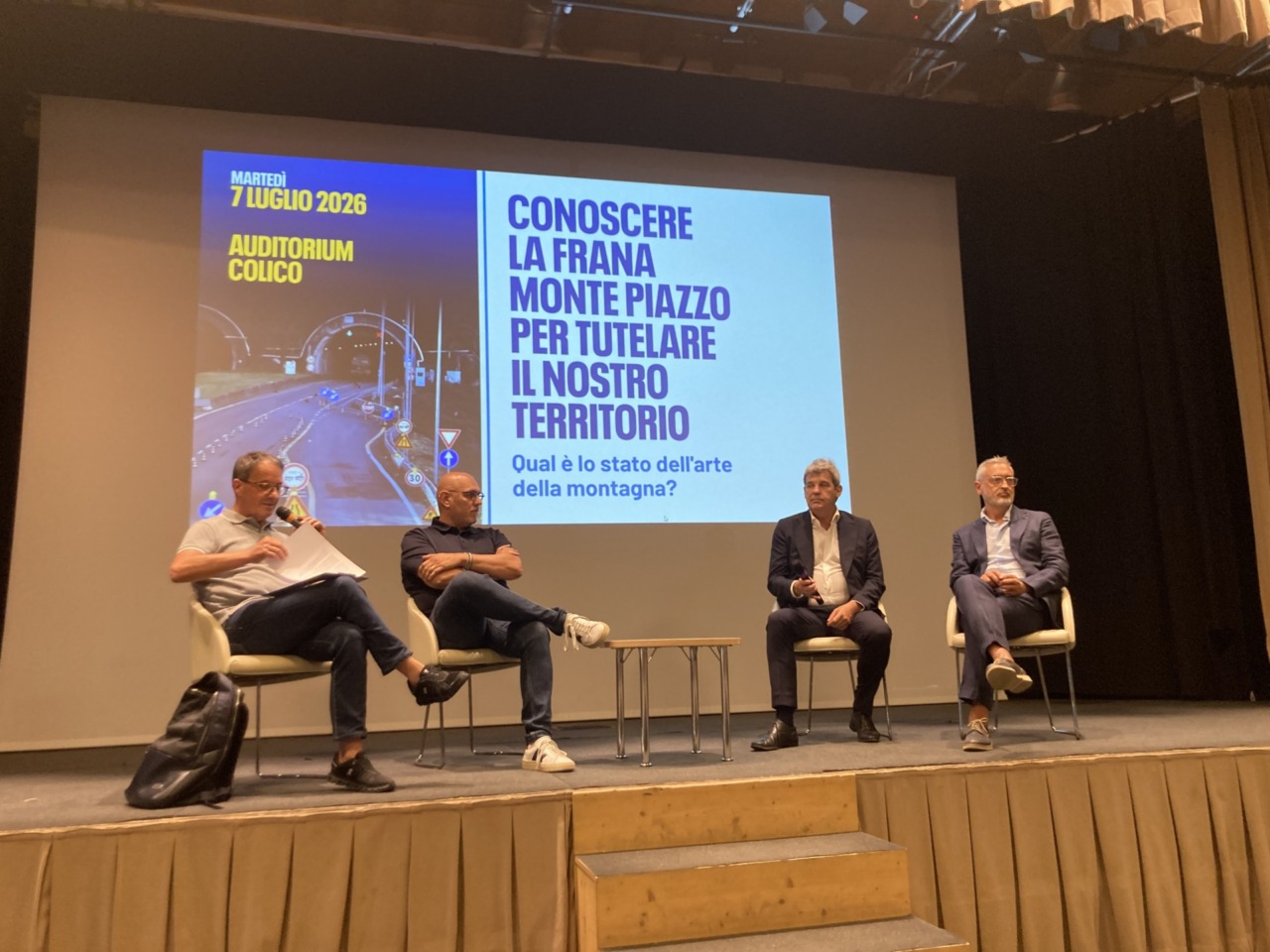 Dopo i lavori di rinforzo, per la Monte Piazzo si progetta una variante