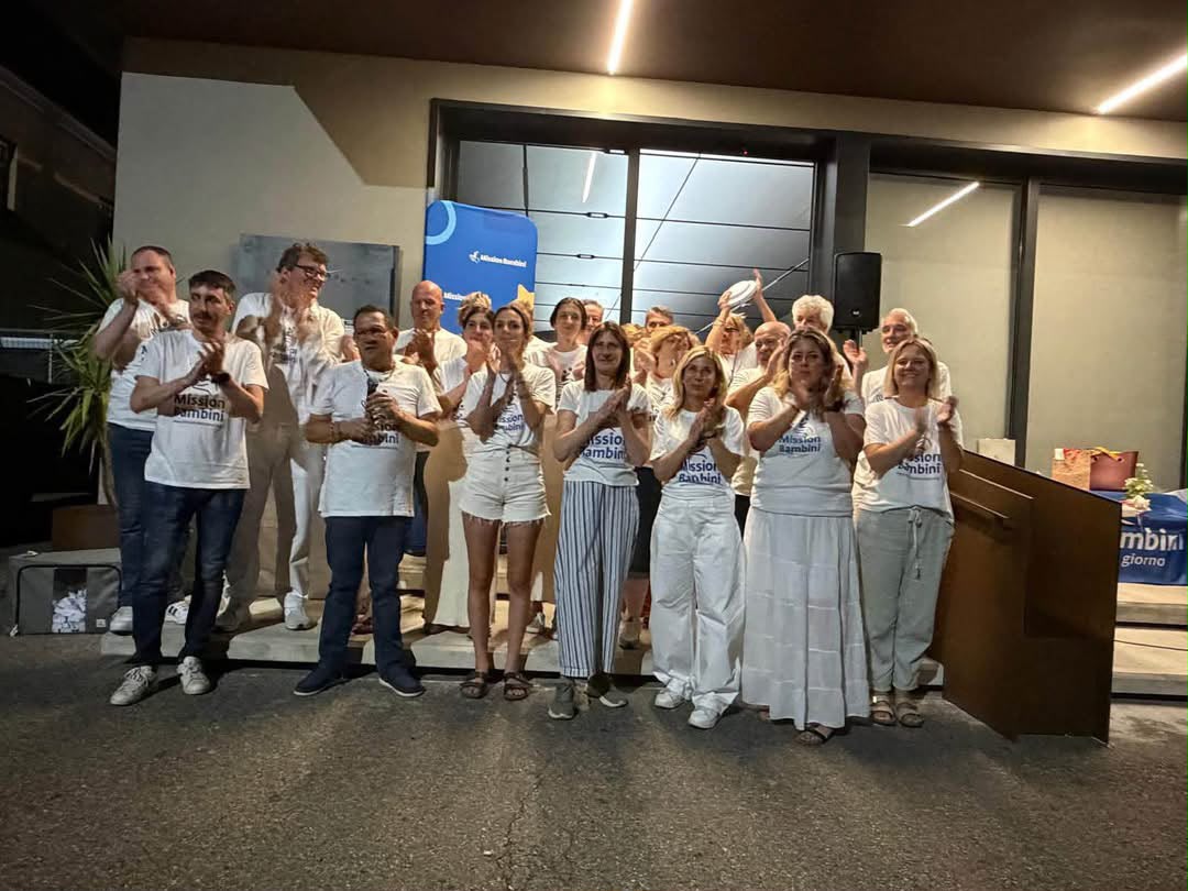 Oltre 160 persone alla Cena in Bianco di Mission Bambini ETS: raccolti più di 8.000 euro