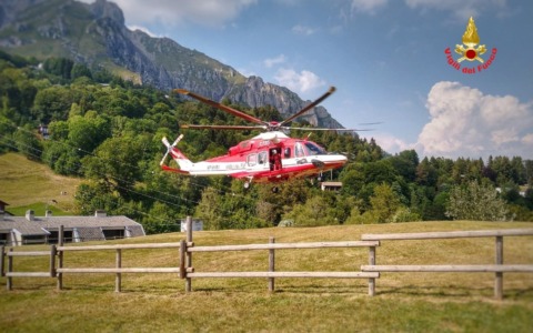 Grignetta, due escursionisti bloccati in parete: soccorsi in azione