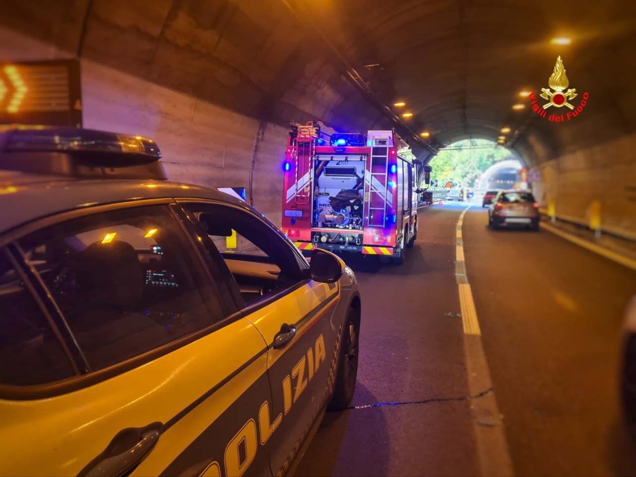 Incidente sulla Ss36 nel tratto Dervio/Valvarrone – Colico Piona: intervento dei Vigili del fuoco