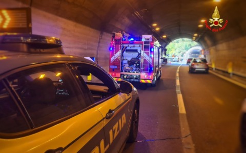 Incidente sulla Ss36 nel tratto Dervio/Valvarrone – Colico Piona: intervento dei Vigili del fuoco