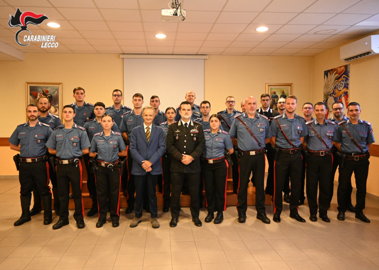 Lecco, sedici nuovi Carabinieri in provincia: potenziati i controlli sul territorio