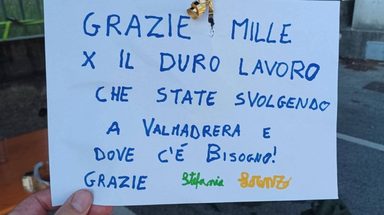 Incendio Moregallo, il ringraziamento dei cittadini ai volontari dell’antincendio boschivo