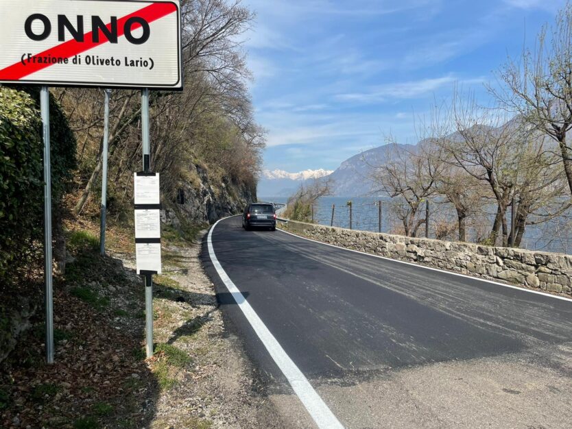 SS 583  Lecco-Bellagio, riaperta la strada a Valbrona dopo la caduta di massi
