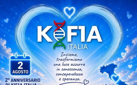 Civate: Villa Canali si illumina di azzurro per sensibilizzare sulla Kand