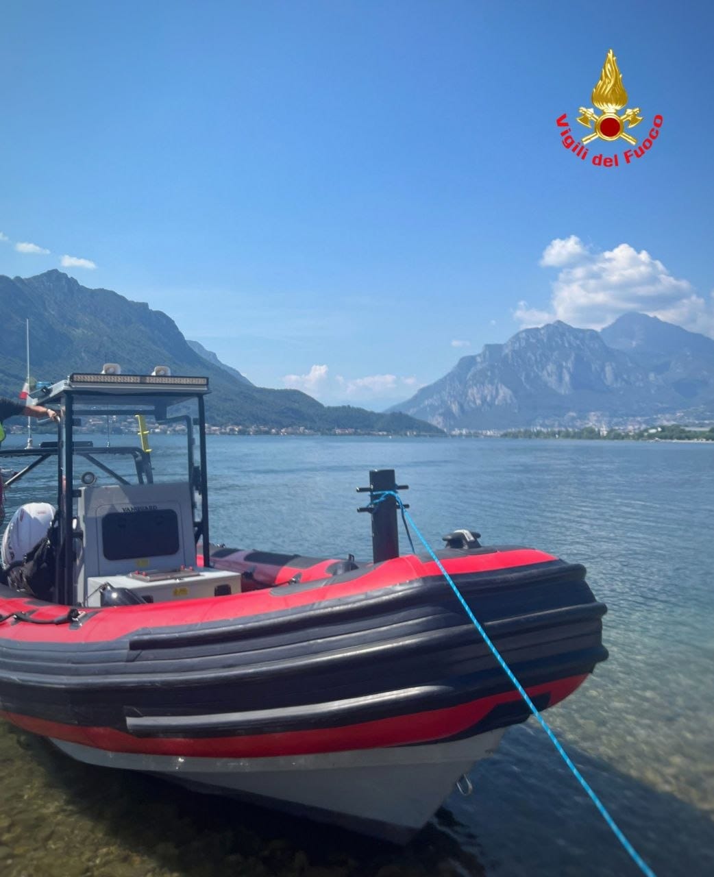 Abbadia Lariana: bagnante salva due persone in difficoltà nel lago, una è grave
