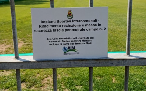 Valmadrera, riqualificato il campo da calcio del Centro Sportivo Rio Torto