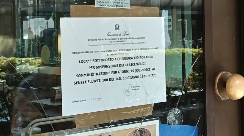 Lecco, nuova chiusura per il bar dell’Isolago: è la quarta in poco più di un anno