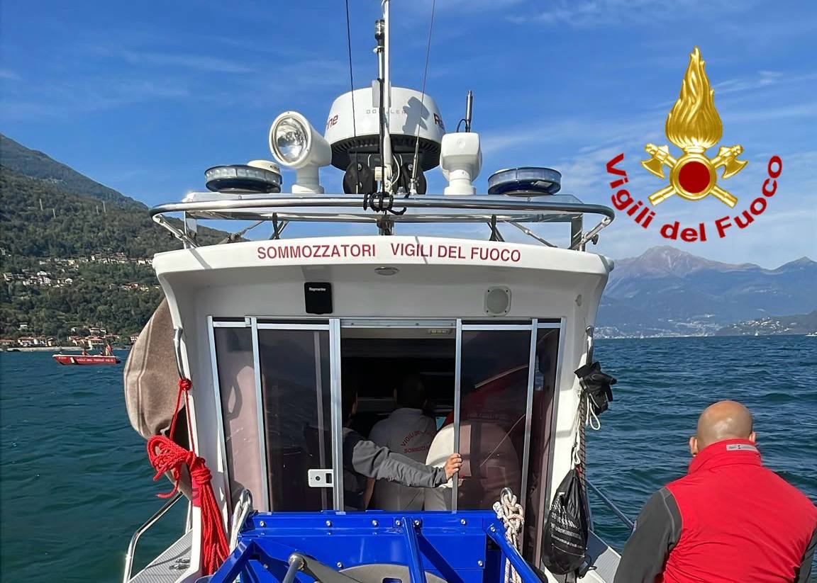 Lago di Como, ricerche a 200 metri di profondità per il 38enne disperso