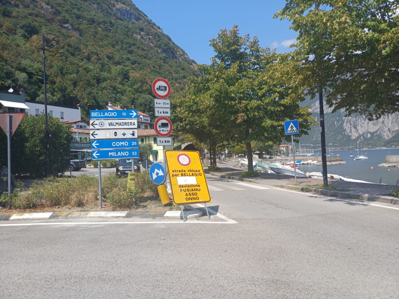Apu di Parè: smentita l’accusa social della “pioggia di multe” a seguito della chiusura della Lariana