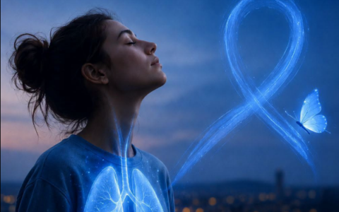 Mandello illumina di blu il Municipio per la Giornata Mondiale della Fibrosi Cistica