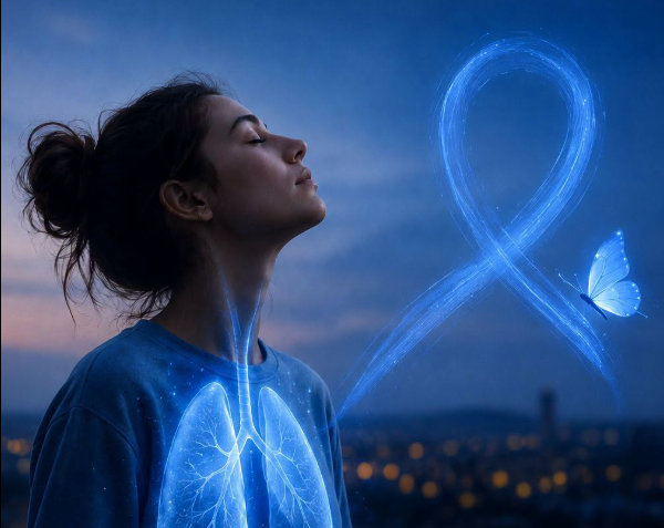 Mandello illumina di blu il Municipio per la Giornata Mondiale della Fibrosi Cistica