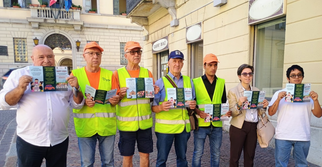 Lecco, torna “Happy Steps”: 20 volontari Auser per la sicurezza dei bambini a scuola