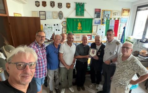 La Sezione Anfi Lecco saluta don Andrea, cappellano della Polizia di Stato
