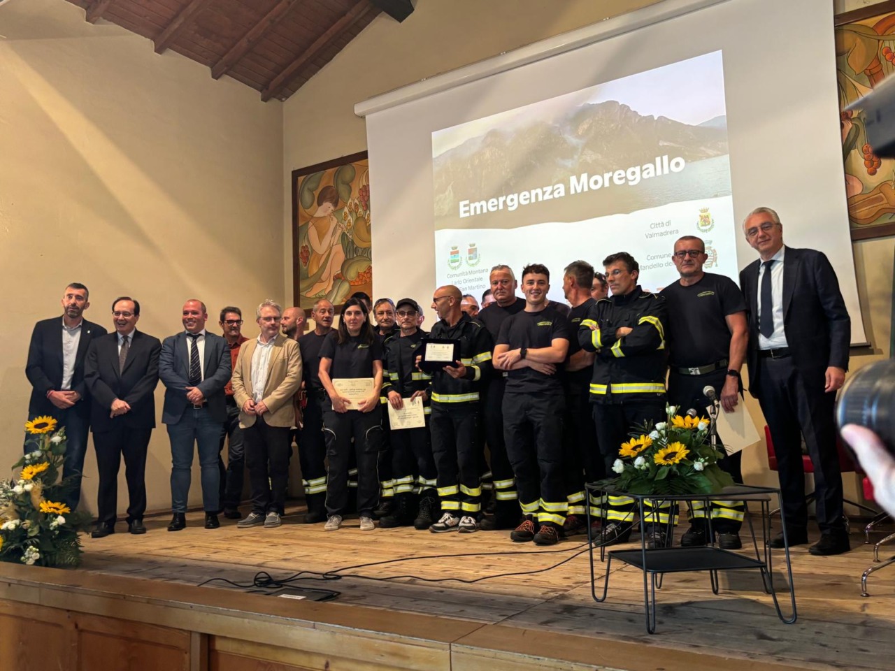 Emergenza Moregallo, il grazie della comunità a tutti coloro che hanno operato per lo spegnimento dell’incendio