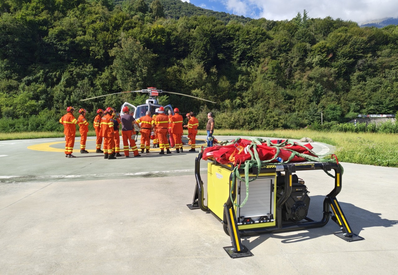 Antincendio, in Valsassina arriva il modulo da oltre 2 mila litri