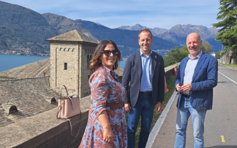 Progetto Brezza: al via i lavori della ciclopedonale Corenno-Dervio