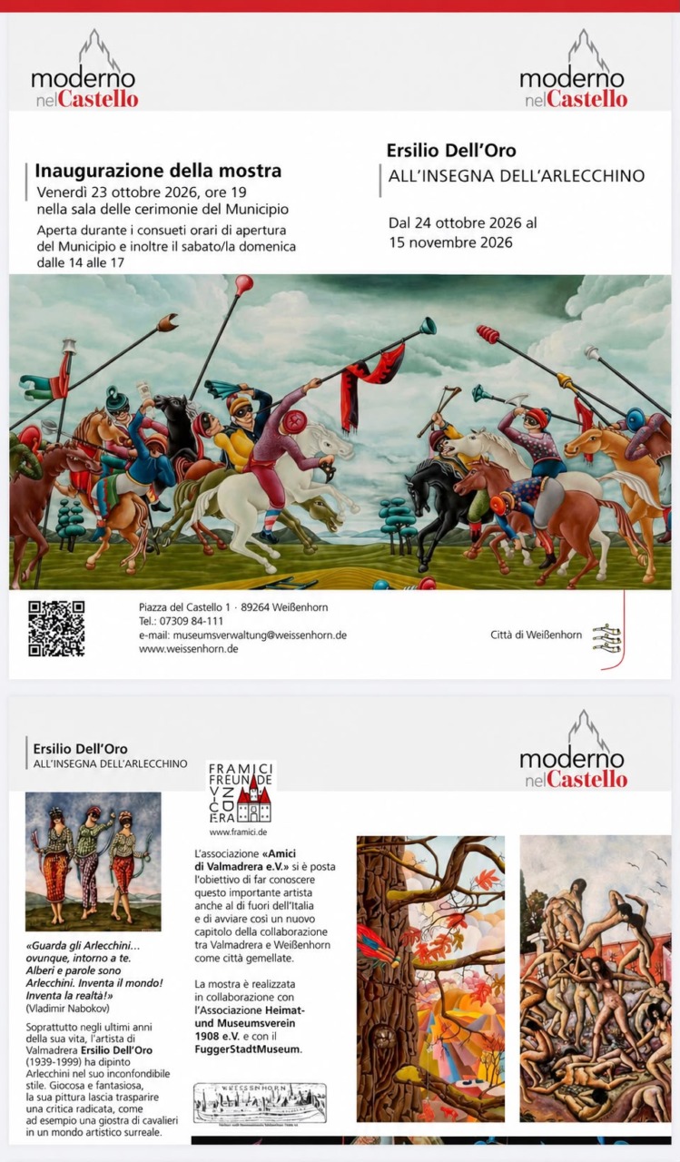 Gemellaggio artistico: le opere di Ersy Dell’Oro in mostra a Weissenhorn