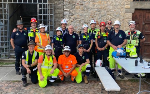 Protezione civile degli Alpini, tre giorni di esercitazione per i volontari dell’Alto Lario