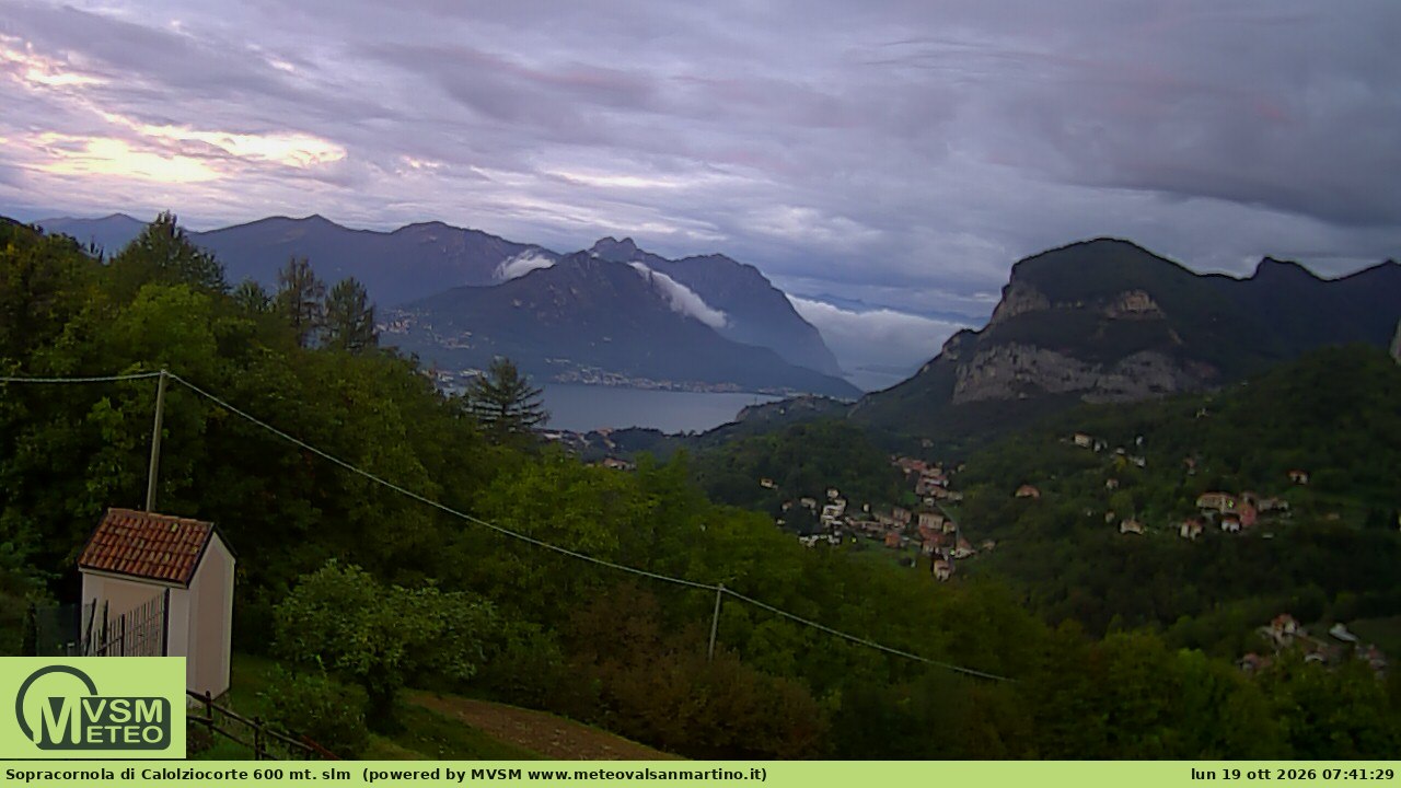 Meteo a Lecco, torna l’instabilità: in arrivo un peggioramento tra martedì e mercoledì