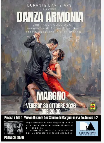 Margno si lascia trasportare dalle emozioni del tango argentino: al MUD arriva “Danza Armonia”
