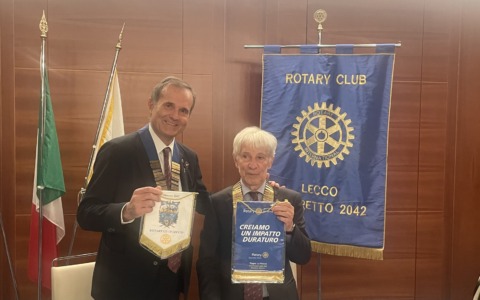 Pippo La Rocca ospite del Rotary Club Lecco