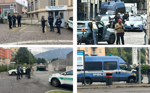 Lecco blindata, rafforzati i controlli: forze dell’ordine schierate