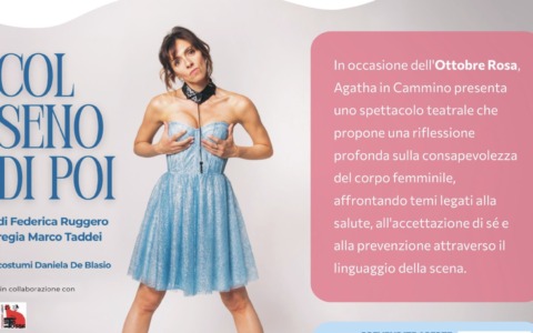 La prevenzione sale sul palco:  il teatro racconta la salute “Col seno di poi”