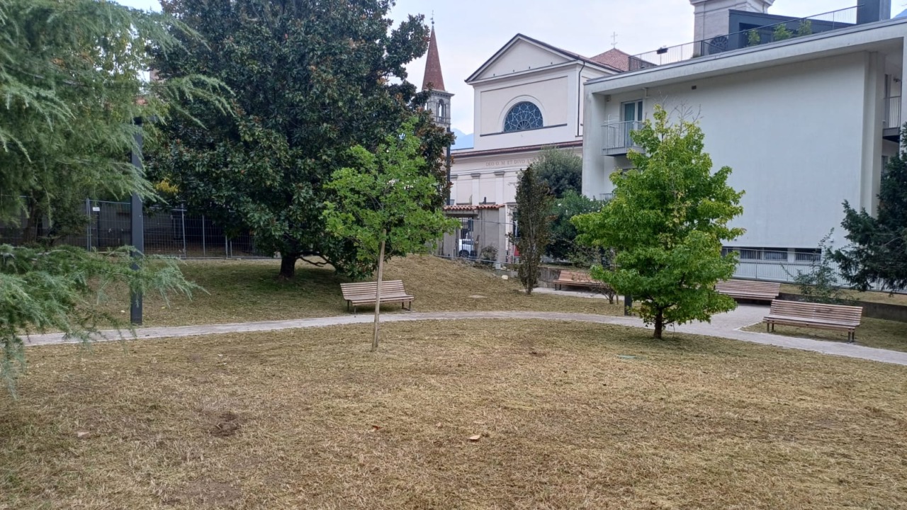 Ex Villa Ciceri: terminati i lavori, il parco e il parcheggio sono aperti ai cittadini