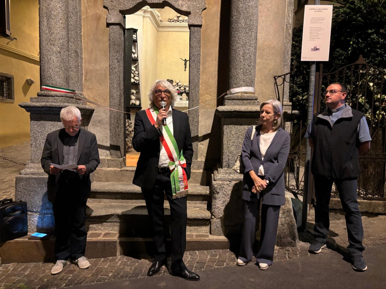 La cappella delle ossa dei morti di peste restituita alla comunità dopo i lavori di restauro