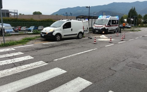 Calolziocorte, donna investita in via Bergamo