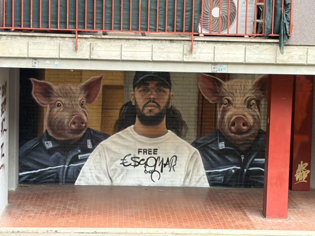 Escomar sul muro Aler, è bufera: «Un atto di vandalismo»