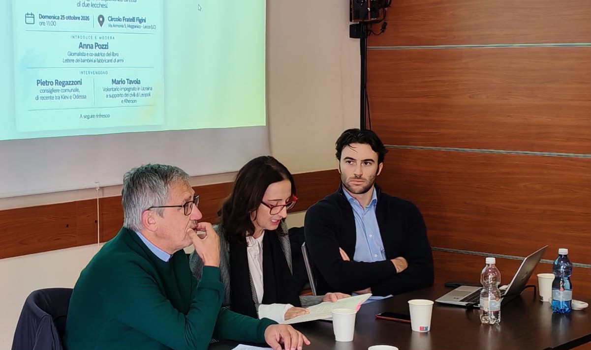 Ucraina, esperienza diretta e solidarietà al centro dell’incontro con Regazzoni e Tavola