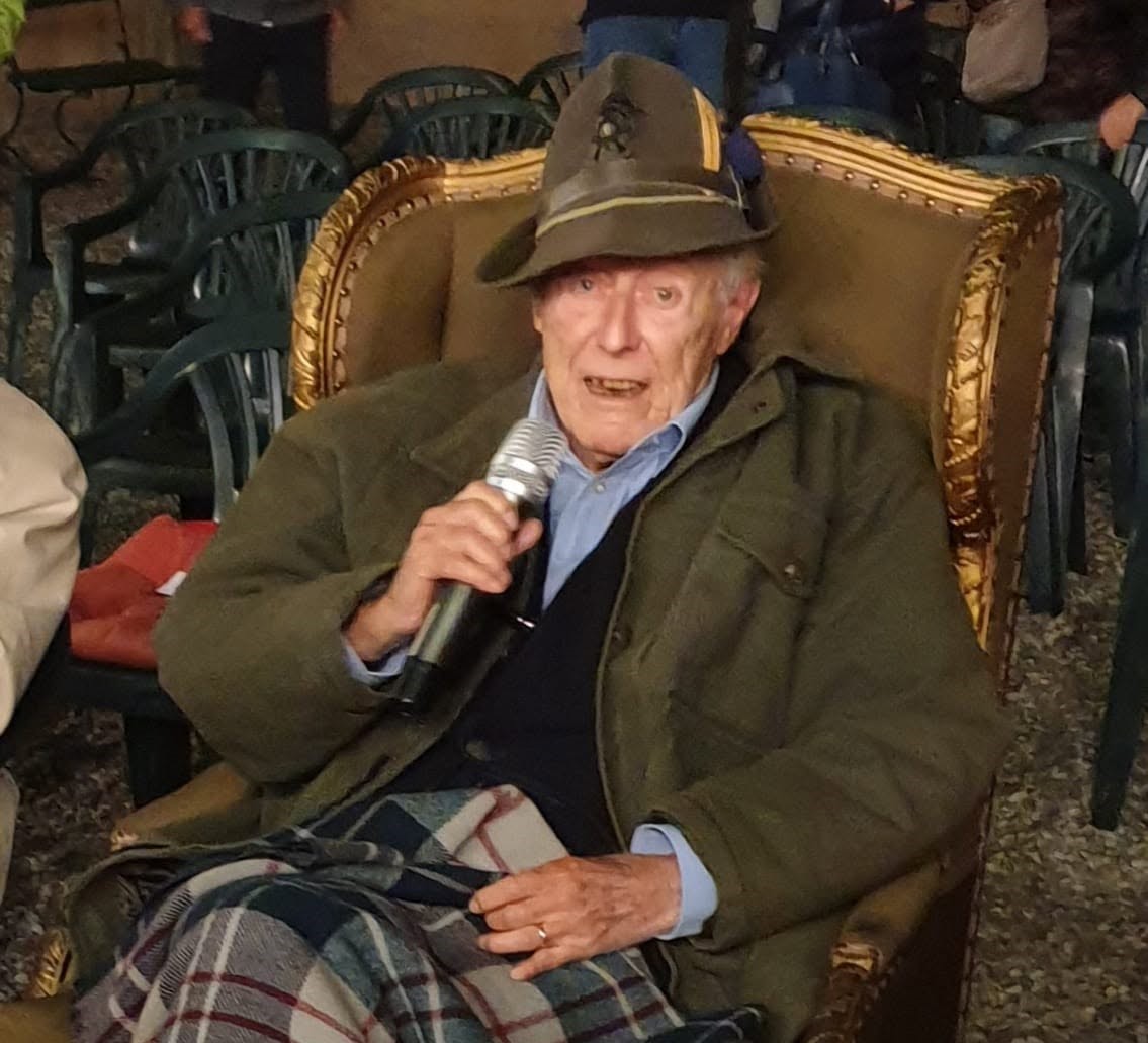 Si è spento a 104 anni il conte Edoardo Amman, proprietario della dimora settecentesca di Ello e cittadino onorario